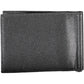 Sleek Black Polyurethane Wallet for Men