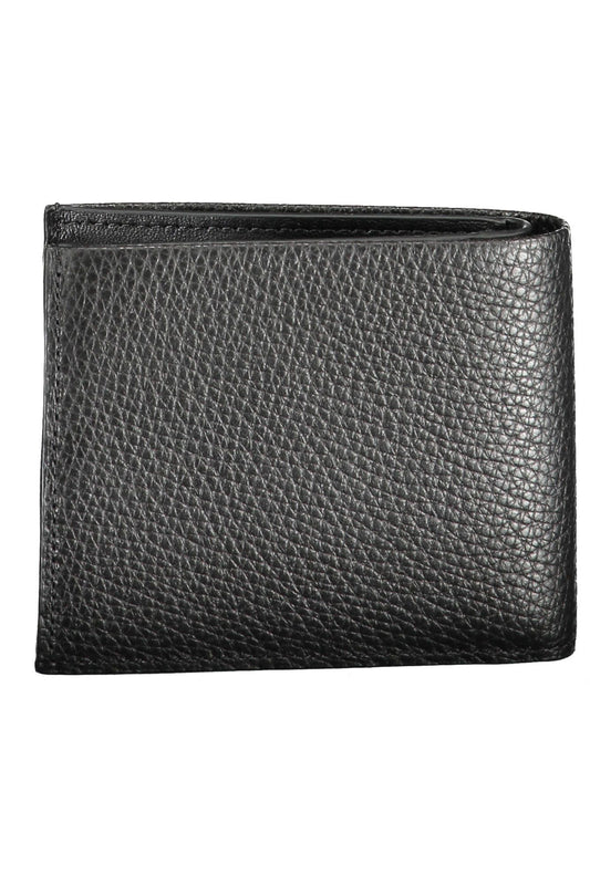 Elegant Black Leather Men's Wallet