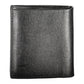 Sleek Black Leather Wallet with RFID Blocker
