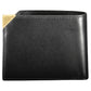 Sleek RFID-Protected Black Leather Wallet
