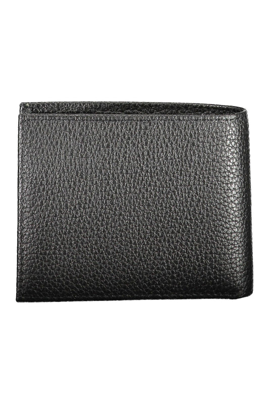 Sleek Black Leather RFID Wallet