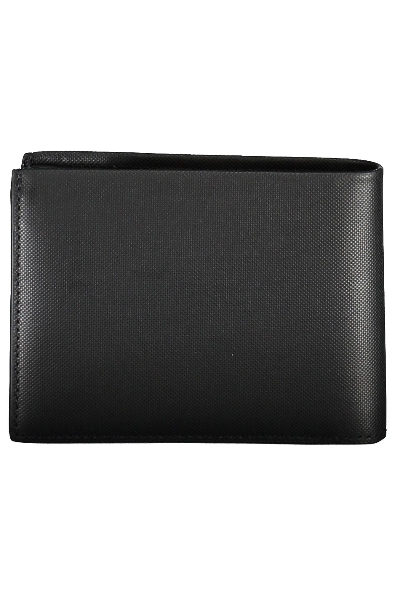 Sleek Black Leather Wallet with RFID Blocker