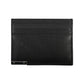 Sleek Black Polyurethane Cardholder