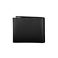 Elegant Leather Wallet & Keychain Combo in Black