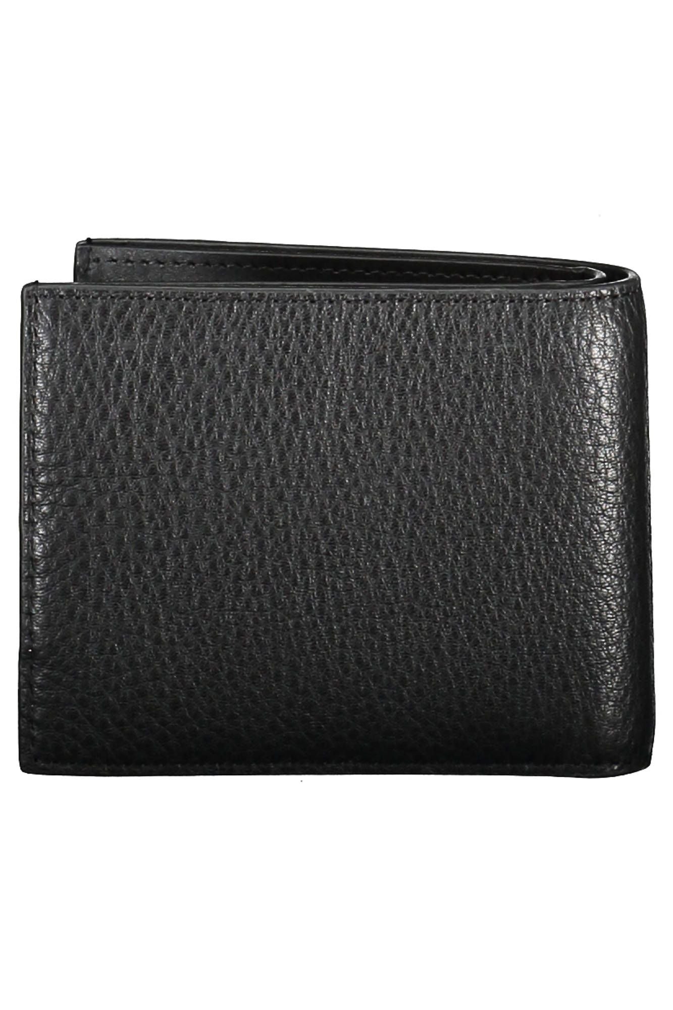 Sleek Black Leather RFID Wallet