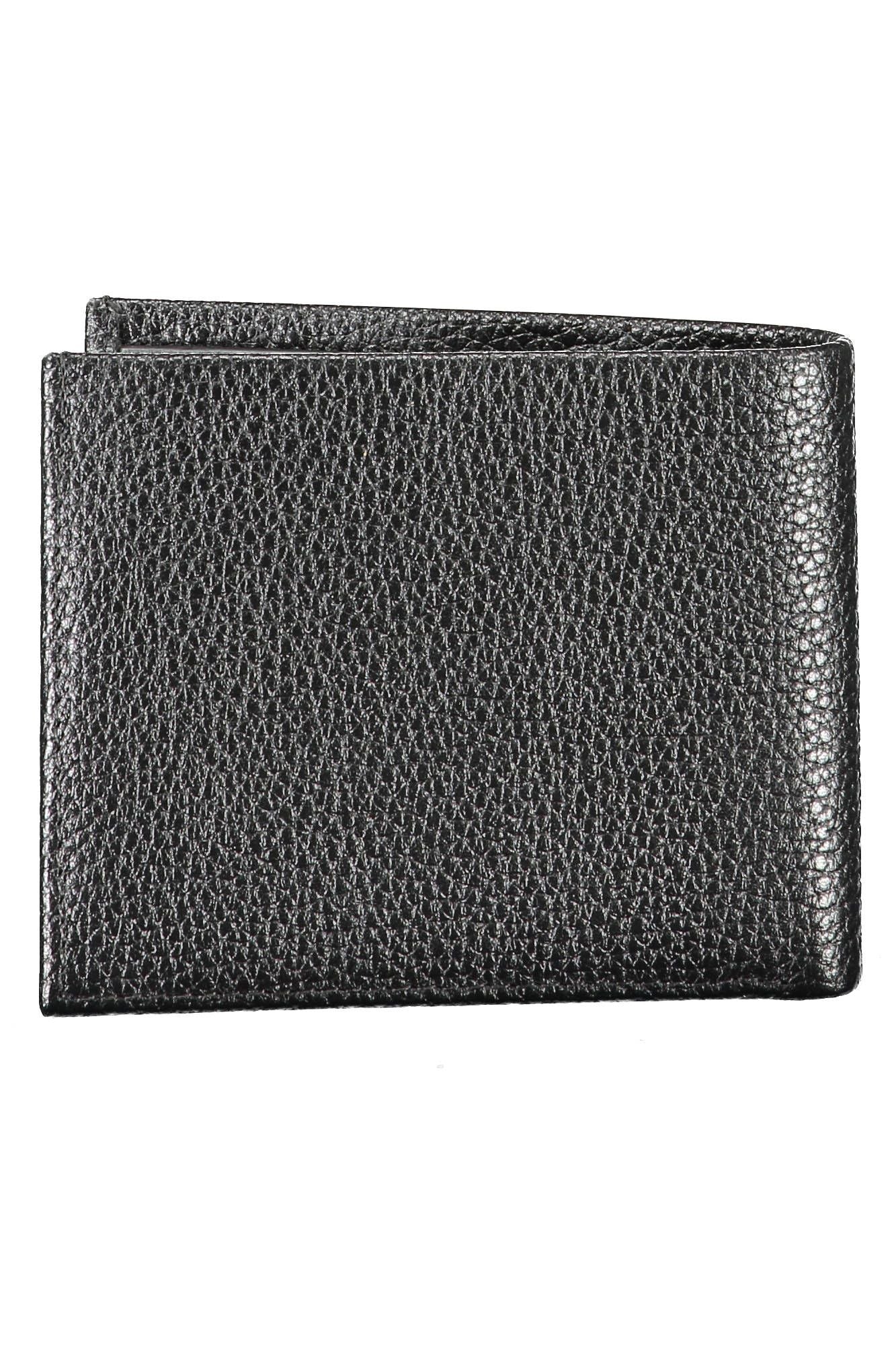 Sleek Black Leather RFID Wallet