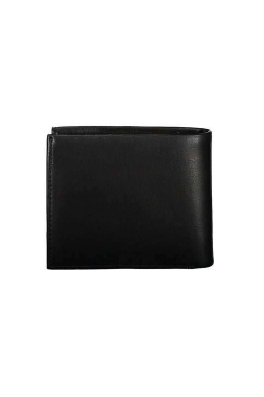 Sleek Black Leather RFID Wallet