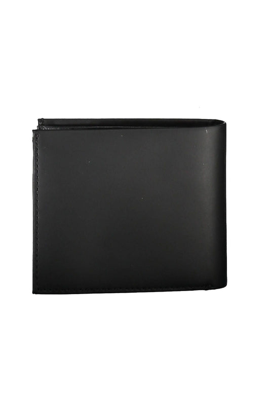 Sleek Black Leather Wallet for Men