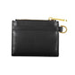Sleek Leather Card Holder with Contrast Details