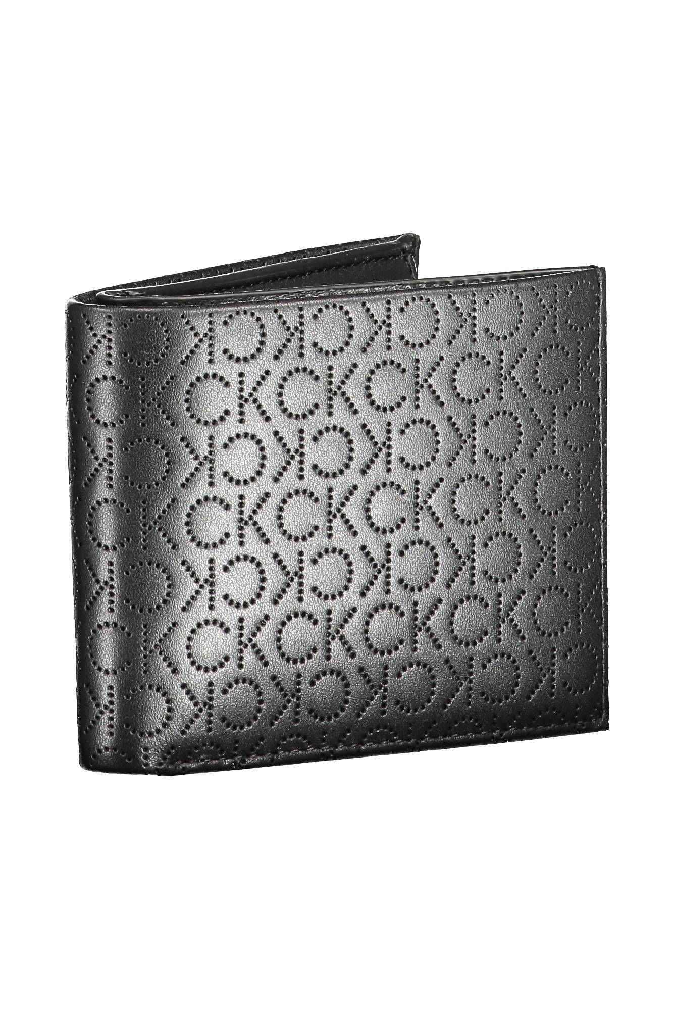 Elegant Black Leather Wallet with RFID Block