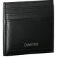 Sleek Black Leather Card Holder