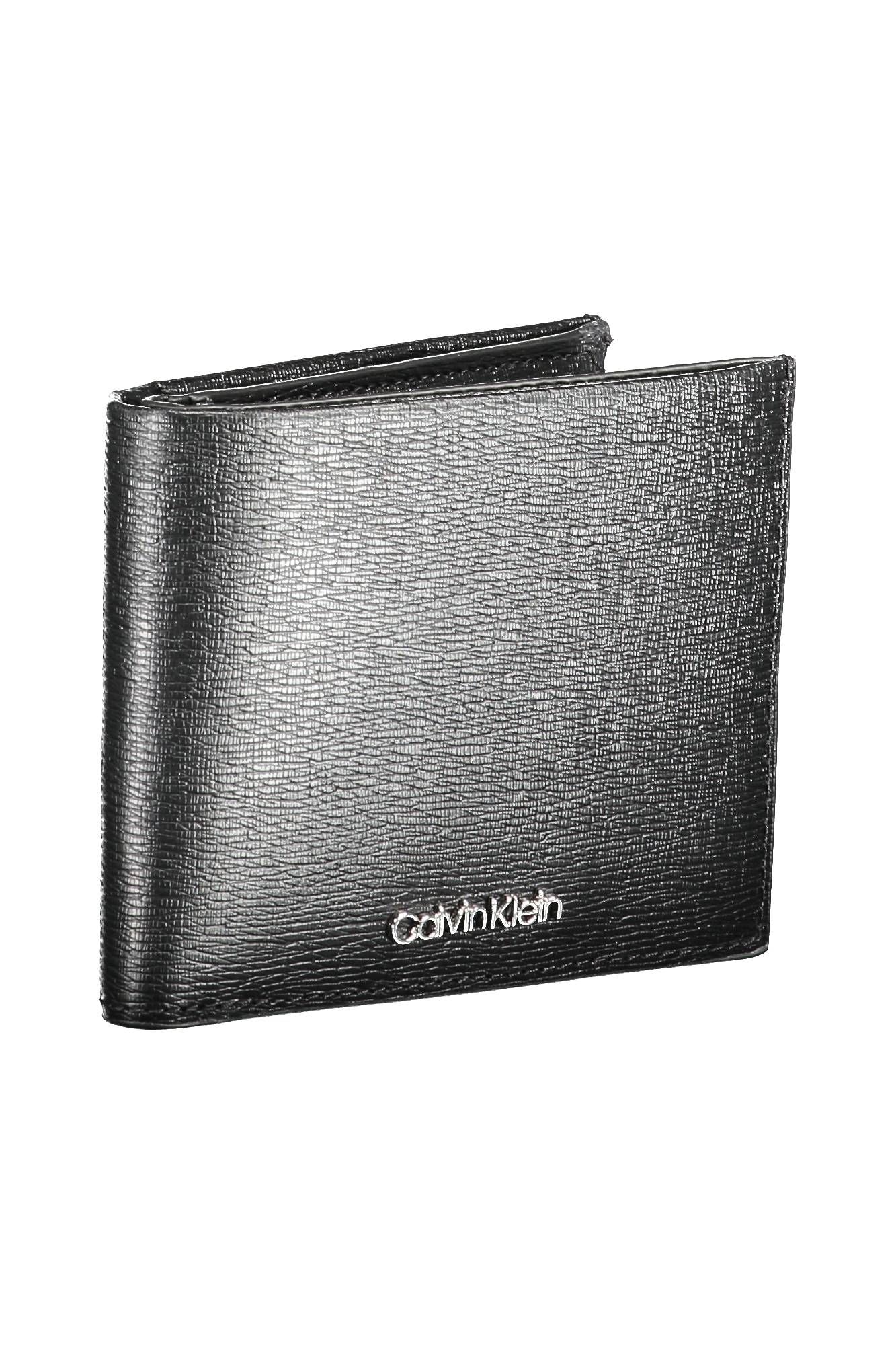 Elegant Black Leather Wallet with RFID Block