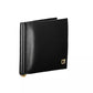 Sleek Black Leather RFID-Blocking Wallet