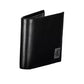 Elegant Black Leather Wallet with RFID Blocker