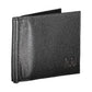 Sleek Black Polyurethane Wallet for Men