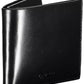 Elegant Black Leather Wallet with RFID Blocker