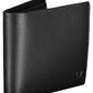 Sleek Black Leather Wallet with RFID Blocking