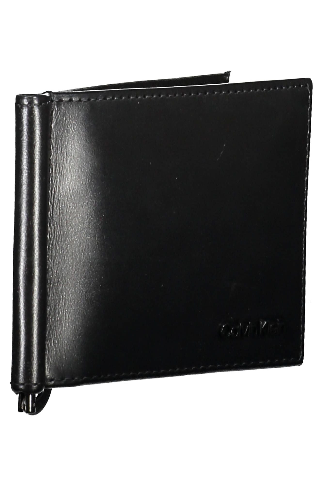 Sleek Black Leather RFID Wallet