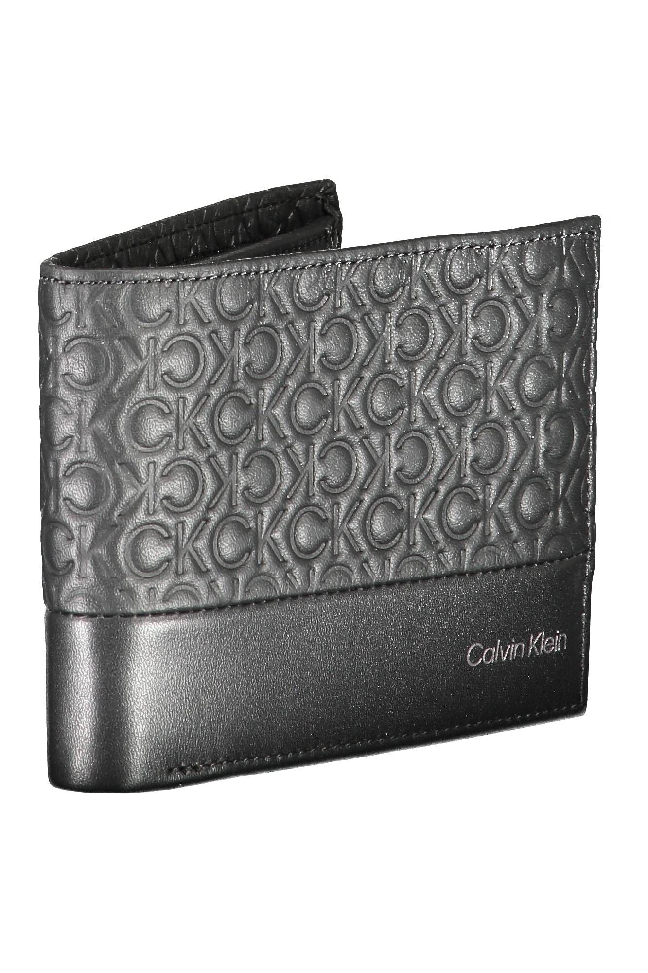 Elegant Black Leather Wallet with RFID Block