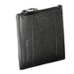 Sleek Leather Card Holder with Zip Detail