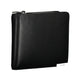Sleek Black Polyurethane Wallet with RFID Blocker