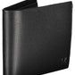 Sleek Black Leather Wallet with RFID Blocker