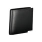 Sleek Black Polyurethane Wallet with RFID Blocker