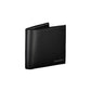 Elegant Leather Wallet & Keychain Combo in Black