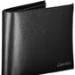 Sleek Black Leather Wallet with Coin Purse