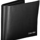 Elegant Black Leather Wallet with RFID Blocking