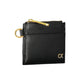 Sleek Leather Card Holder with Contrast Details