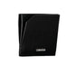 Sleek Black Leather Card Holder with Logo