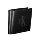 Elegant Black Leather Wallet with RFID Blocker
