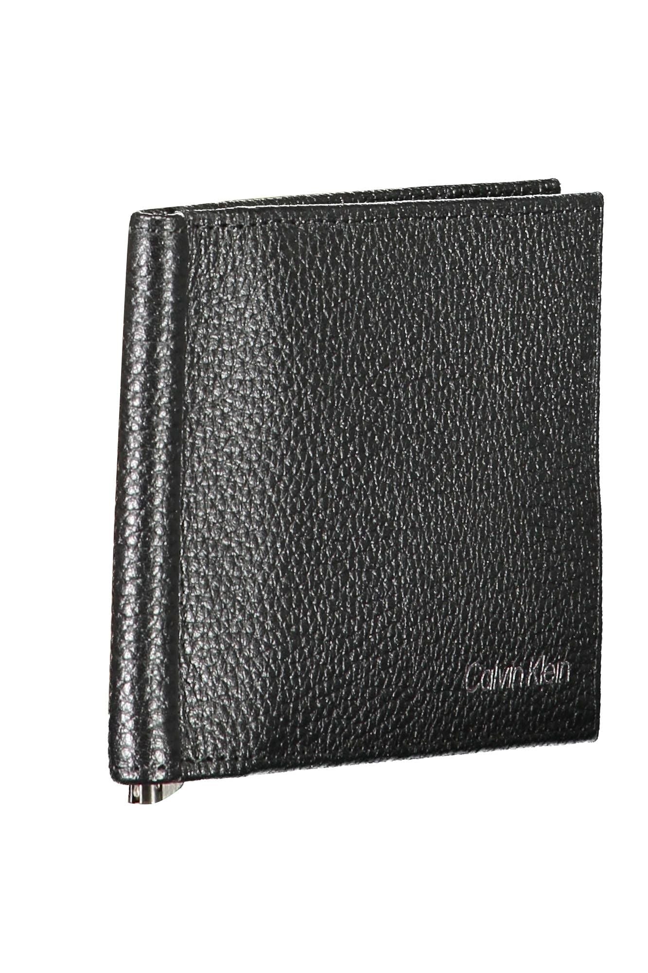 Sleek Black Leather RFID Wallet