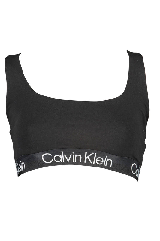 Chic Halter Sports Bra with Logo Print