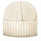 Elegant Beige Wool Blend Scarf and Cap Set