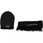 Chic Monochrome Scarf and Cap Ensemble