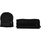 Chic Contrast Detail Scarf and Hat Set