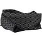 Chic Black Wool-Blend Scarf with Logo Detail