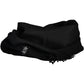 Elegant Black Scarf and Cap Duo Set
