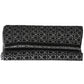 Sleek Black Wool Scarf with Contrast Detail
