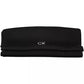 Elegant Black Cotton Cashmere Blend Scarf