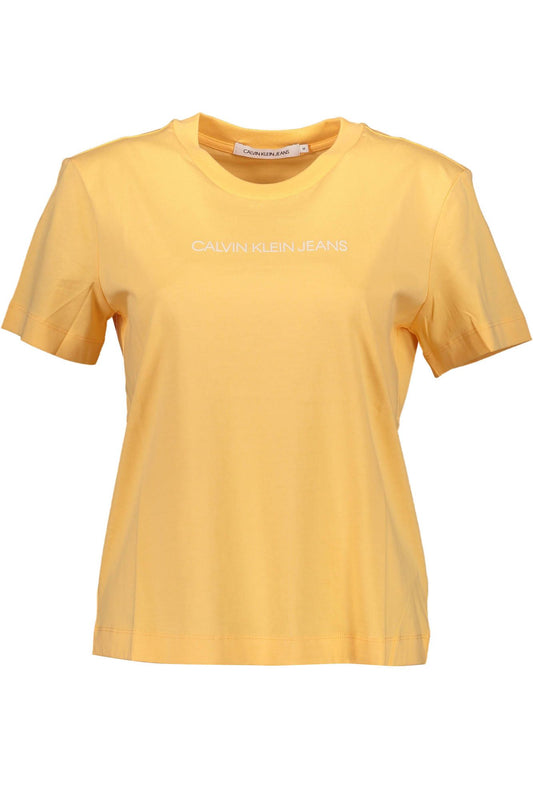 Trendy Orange Organic Cotton Tee