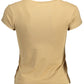 Beige Short Sleeve Logo Tee