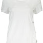 Elegant White Crew Neck Logo Tee