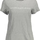 Chic Gray Organic Cotton Tee