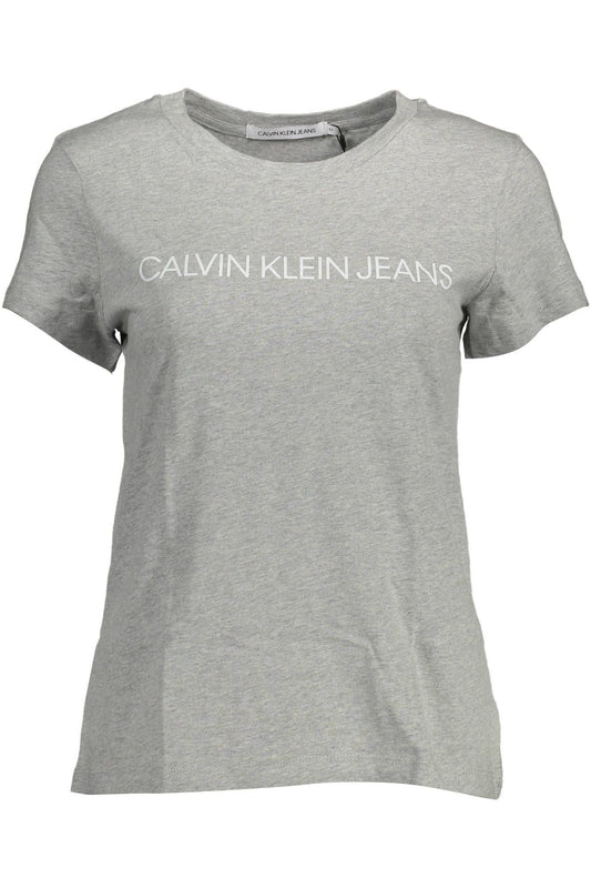 Chic Gray Organic Cotton Tee