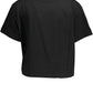 Chic Embroidered Logo Crew Neck Tee