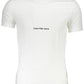 Elegant White Embroidered Logo Tee