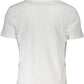 Sleek White Logo Tee with Organic Cotton